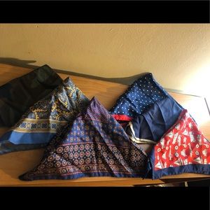 6 JCrew Neck Bandanas and Scarves